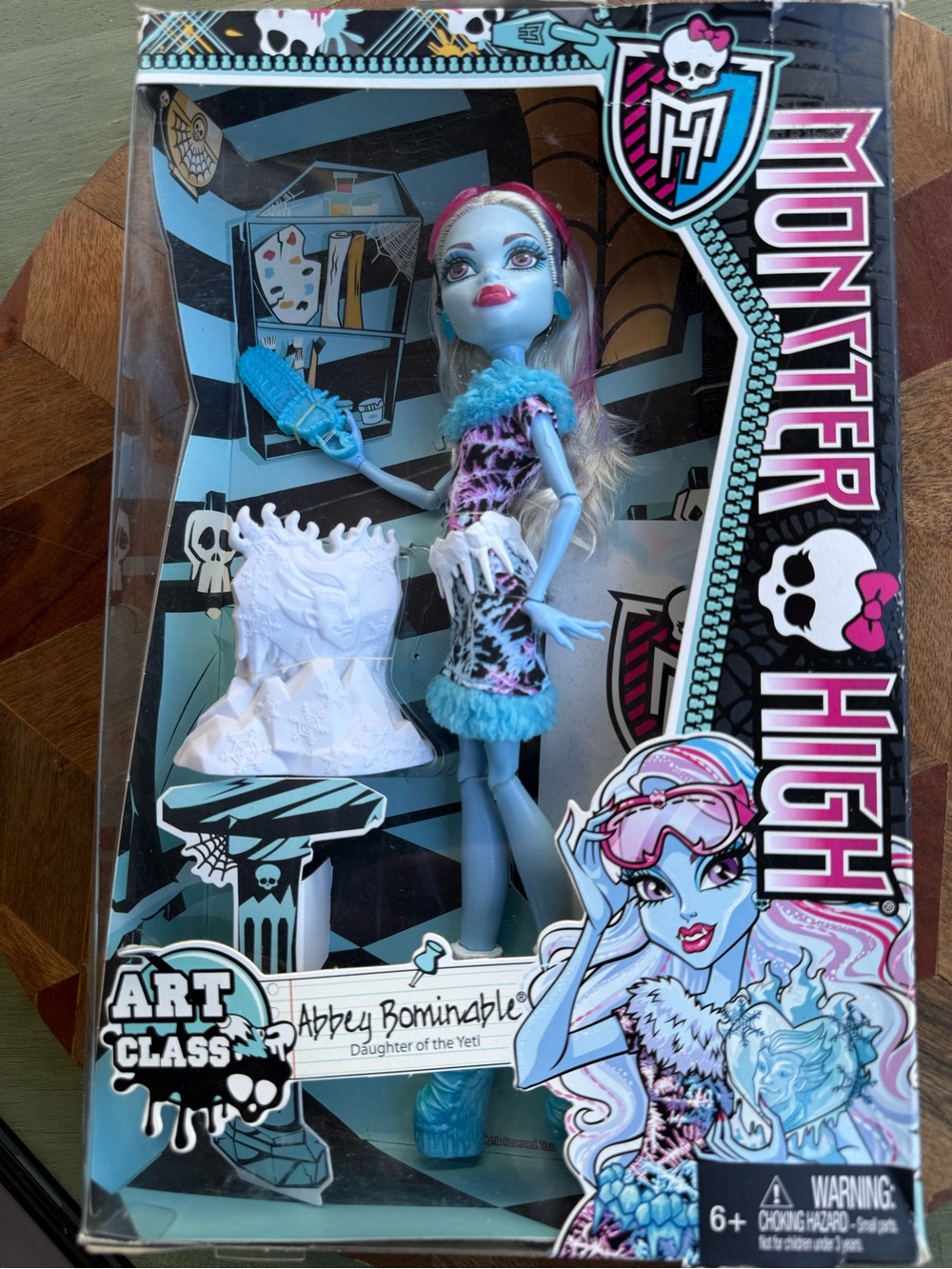 NIB Vintage 2013 Monster High Art Class Abbey Bominable Doll